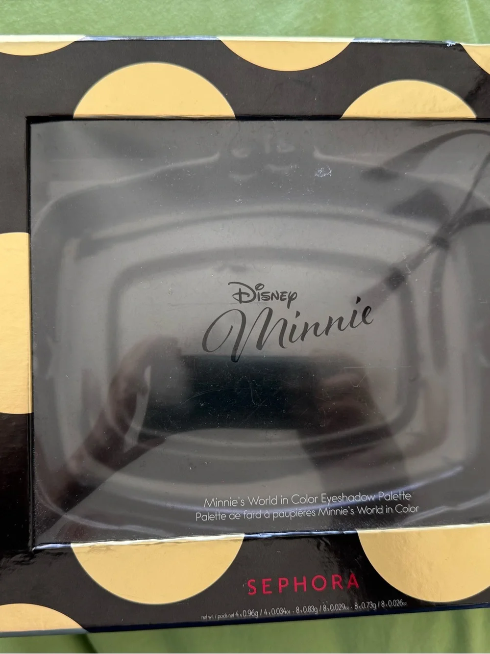 2016 Sephora Disney Minnie Eyeshadow Palette - Black & Gold Limited Edition